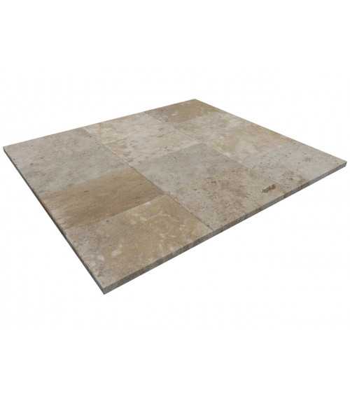 Travertin 1er choix premium mix sol / mur 40x60x1,2cm