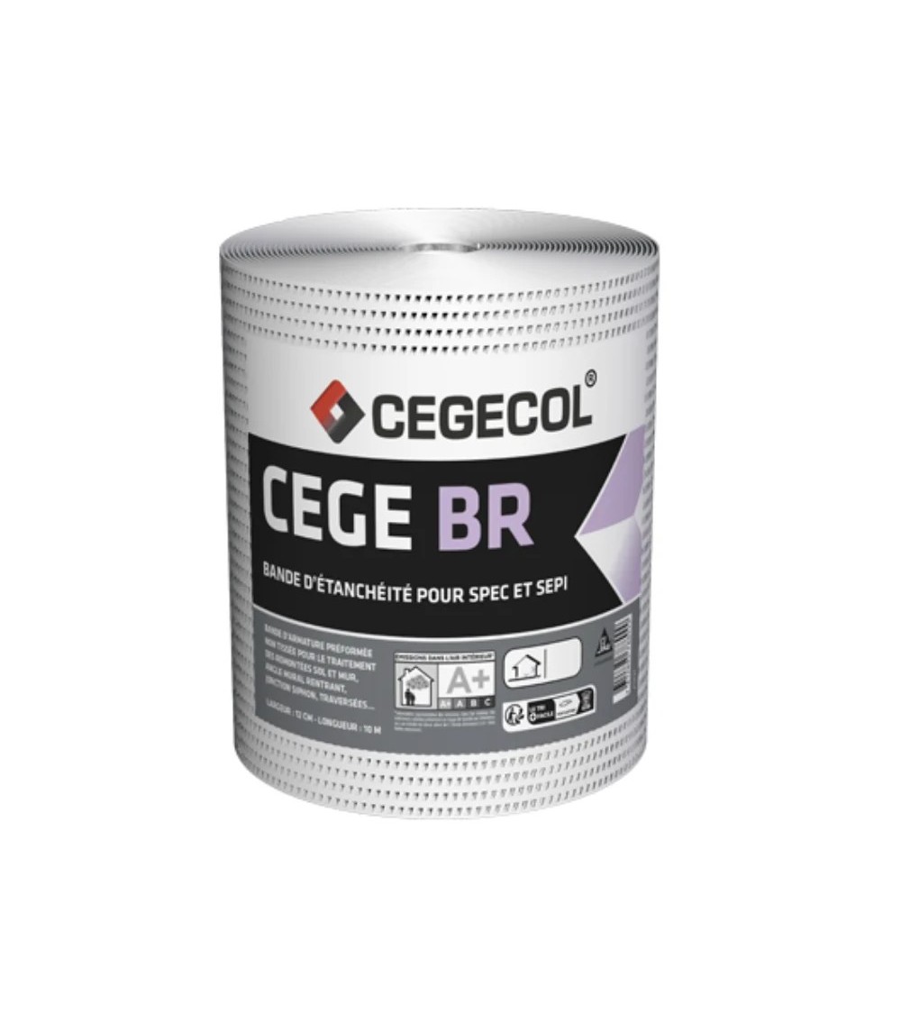 Bande étanchéité SPEC 12cm x 10m : Cegecol CEGE BR