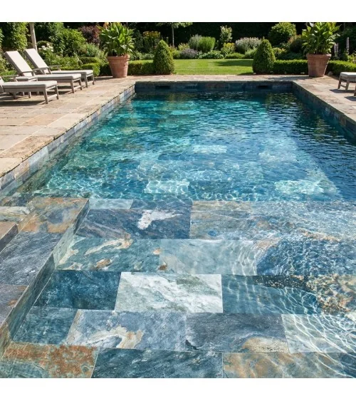 Carrelage piscine Bali blue 30x60